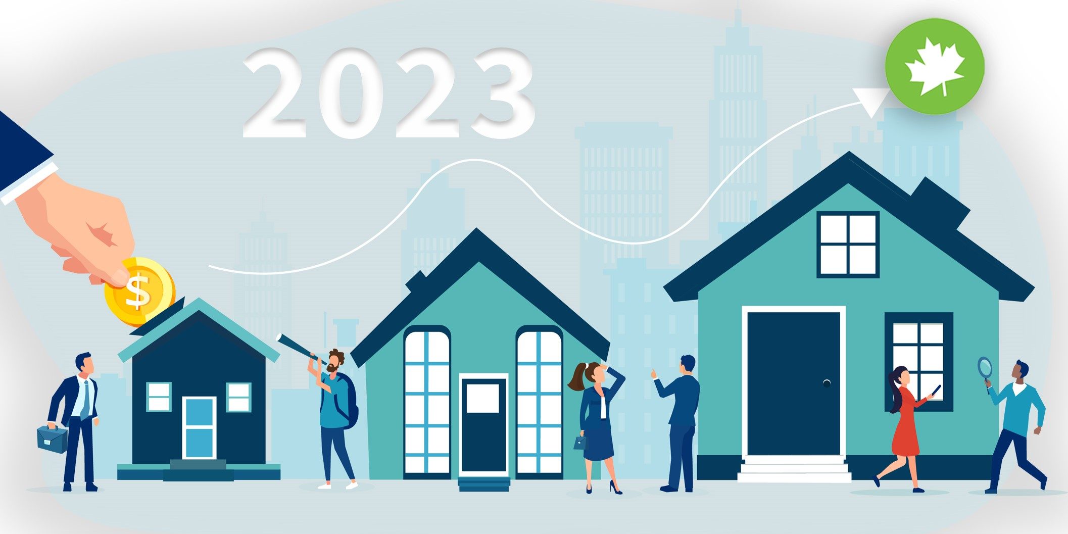 2023 Calgary Housing Market Illustration